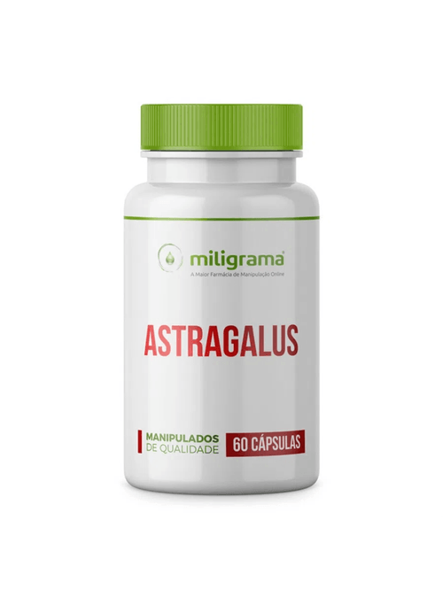 Astragalus 500mg 60 Cápsulas Suplemento Alimentar Miligrama
