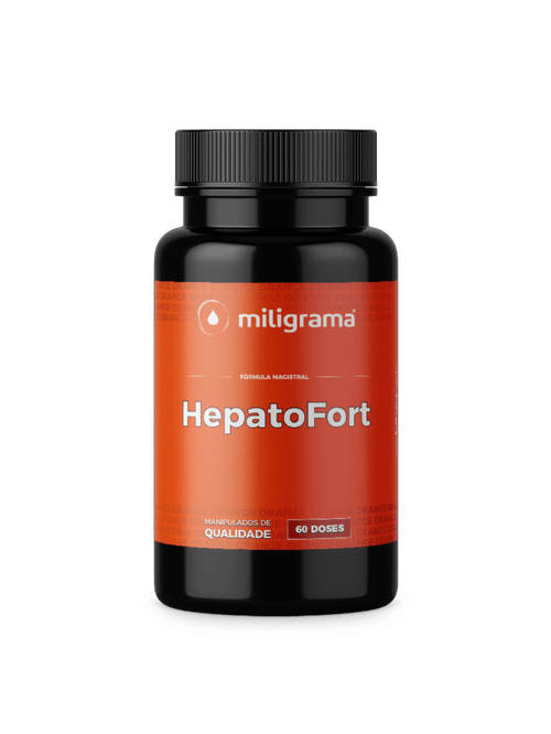 Suplemento Hepatofort 60 Doses Antioxidante com NAC e Glutationa Miligrama