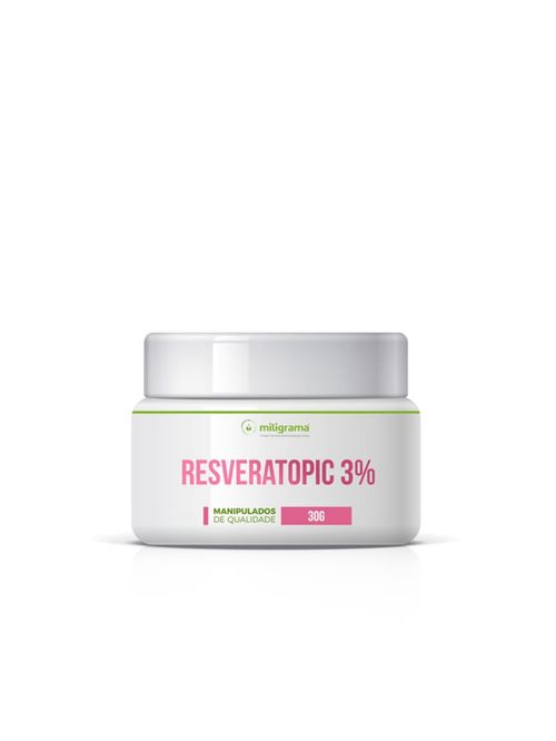 Gel Creme Anti-idade ResveraTopic 3% Extrato de Uva 30g Miligrama