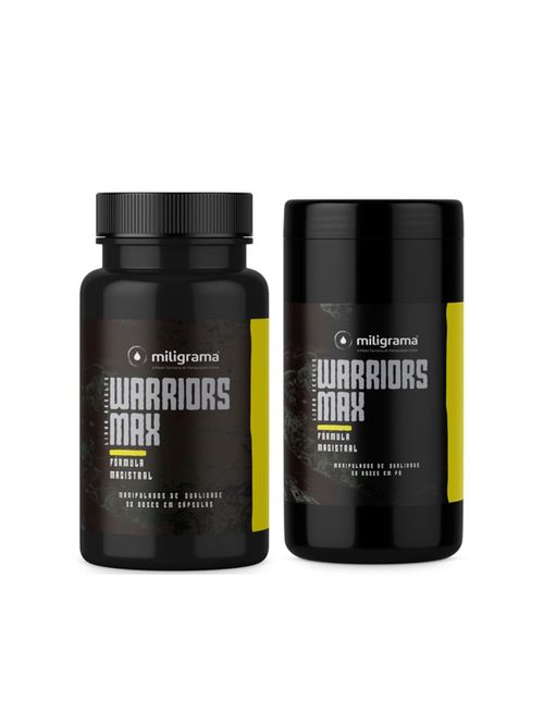 Pré-Treino Warriors Max Results 30 Doses AAKG Citrulina Teacrine Miligrama