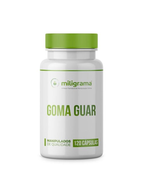 Goma Guar 500mg 120 Cápsulas