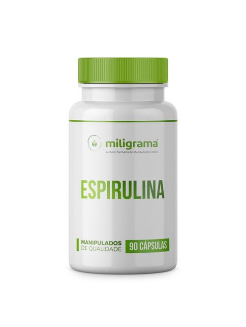 Espirulina 500mg 90 Cápsulas - Miligrama