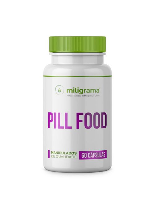 Suplemento Capilar Pill Food Fortalecedor Cabelos e Unhas 60 Cápsulas Miligrama