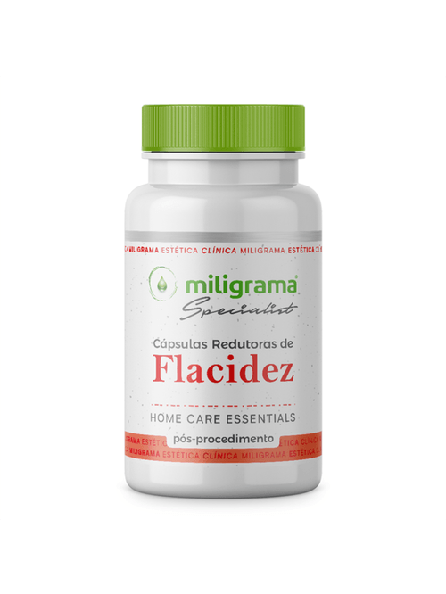 Cápsulas Redutoras de Flacidez Colágeno e Ácido Hialurônico 30 Doses Miligrama