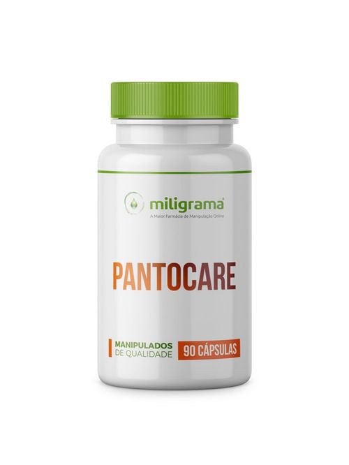 Suplemento Antiqueda e Fortalecedor de Unhas Pantocare 90 Cápsulas Miligrama