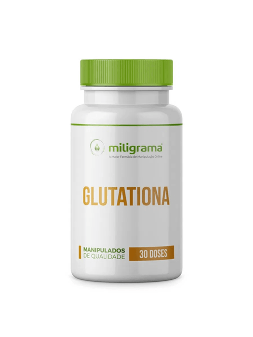 Glutationa Antioxidante 250mg 30 Doses Miligrama Suplemento em Cápsulas