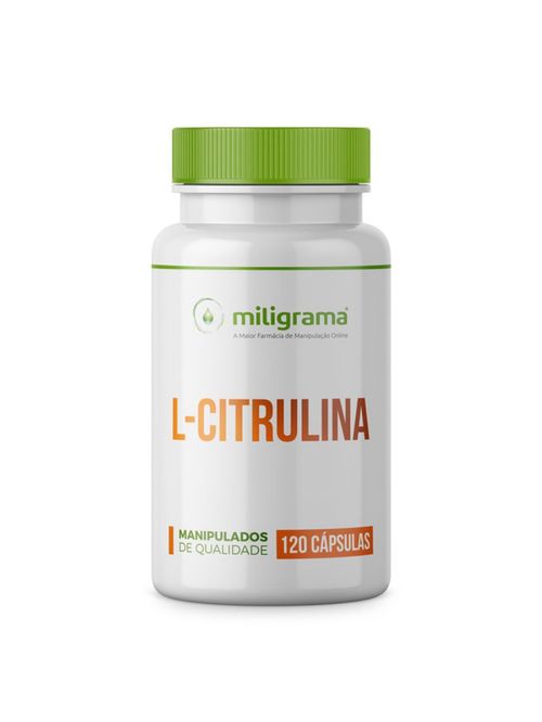 L-Citrulina Malato 500mg 120 Cápsulas Miligrama