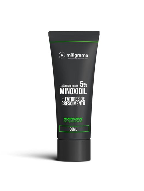 Loção para Barba com Fatores de Crescimento Com Minoxid 5% 80ml