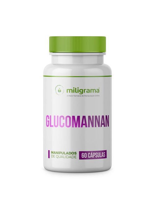 Glucomannan 500mg 60 Cápsulas - Miligrama