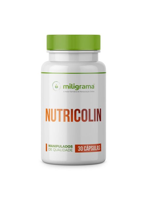 Suplemento Nutricolin 300mg Cabelos e Unhas 30 Cápsulas Miligrama