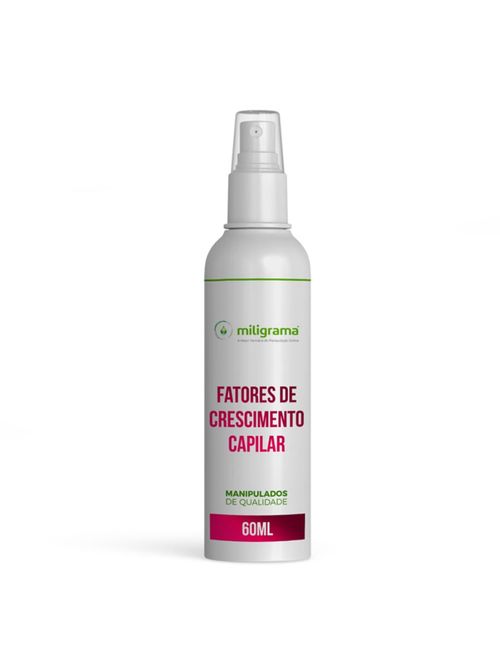Solução Antiqueda Fatores de Crescimento Capilar 60ml Miligrama