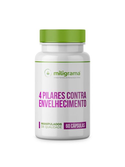 Antioxidante Rejuvenescedor Os 4 Pilares 60 Cápsulas Miligrama