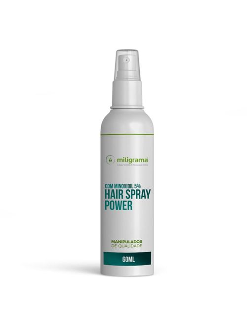 Spray Antiqueda Minoxidil 5% Auxina e Queratina 60ml Miligrama