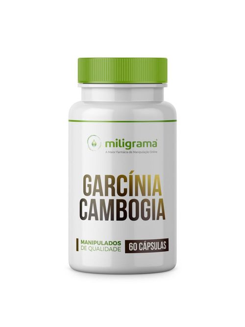Garcínia Cambogia 500mg 60 Cápsulas Miligrama