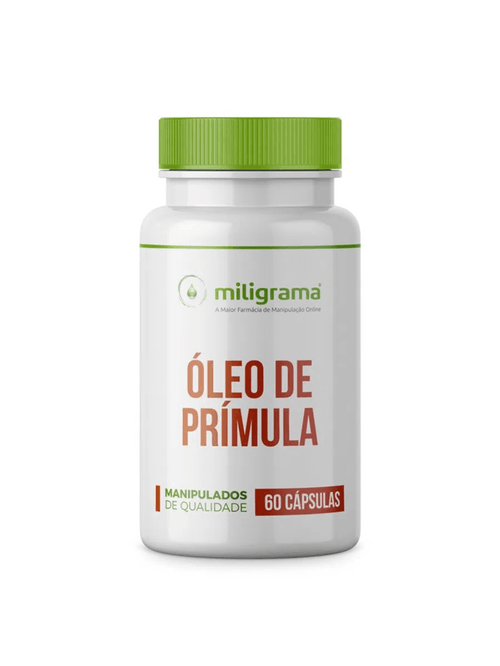 Óleo de Prímula 500mg 60 Cápsulas Miligrama