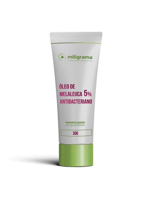 Óleo de Melaleuca 5% 30g Gel Antibacteriano para Pele com Acne