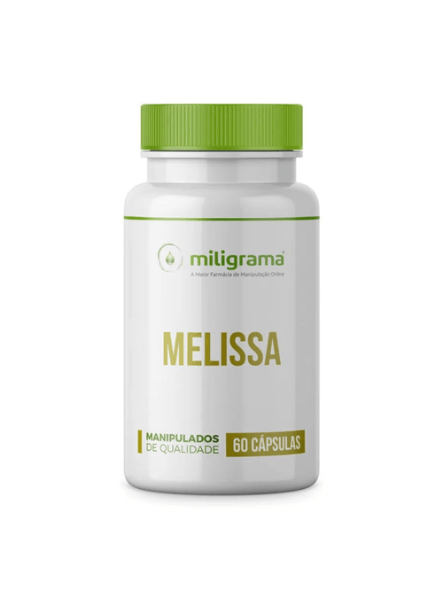 Melissa 500mg 60 Cápsulas - Miligrama