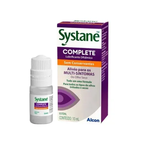 Systane Complete Lubrificante Oftálmico sem Conservantes - 10ml