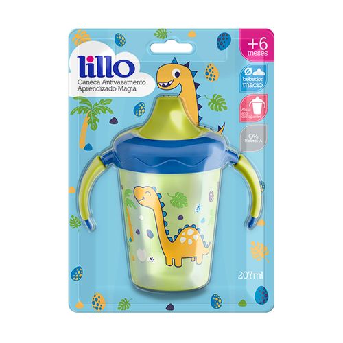 Copo de Transição Antivazamento Magia 207ml Azul Lillo