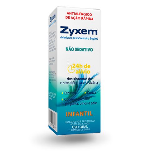 Zyxem 5mg/ml Solução Oral Gotas 20ml - Chiesi