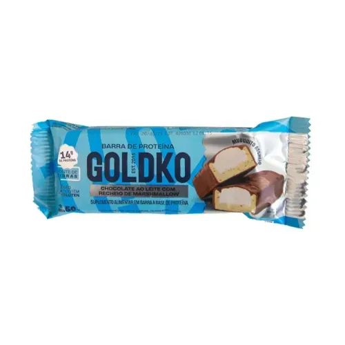 Bombom Chocolate ao Leite com Marshmallow Zero Açúcar Goldko - 20g
