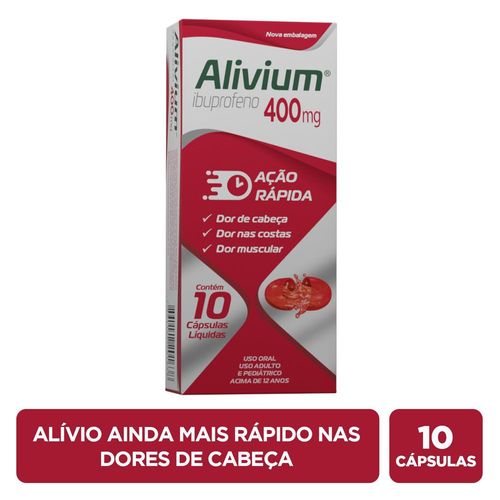 Alivium 400mg 10 Comprimidos