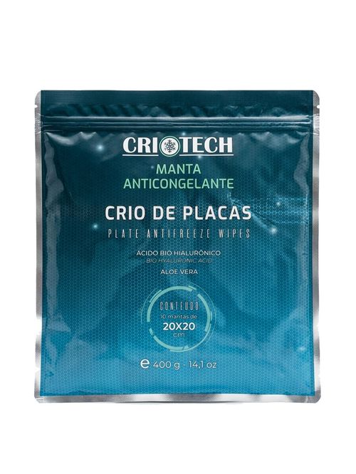 Manta Anticongelante Criolipólise de Placas Criotech 20x20cm 10 Unidades Vicae