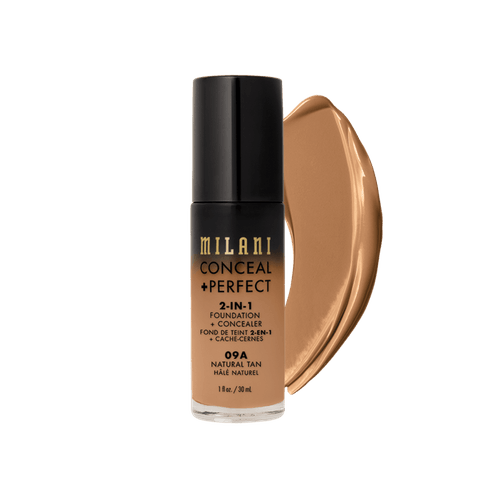 Milani Conceal + Perfect 2 em 1 - Base Líquida 30ml Natural-Tan-09A30 ml