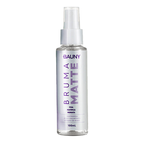 Bruma Facial Matte Bauny 100ml Niacinamida e Ácido Hialurônico