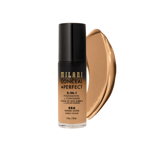 Milani Conceal + Perfect 2 em 1 - Base Líquida 30ml Warm-Sand-08A30 ml