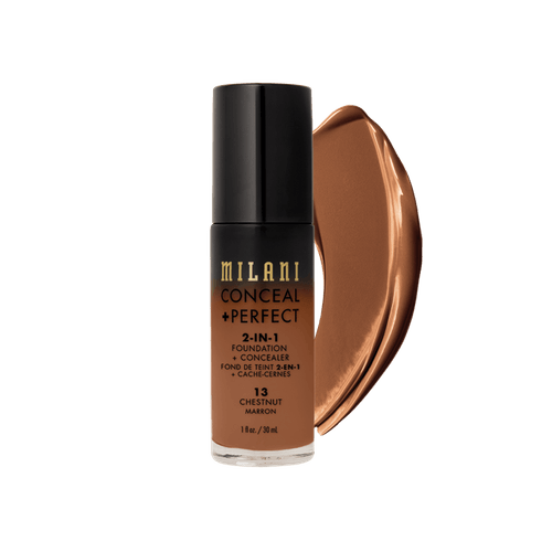 Base Líquida e Corretivo Milani Conceal + Perfect Chestnut 13 30ml