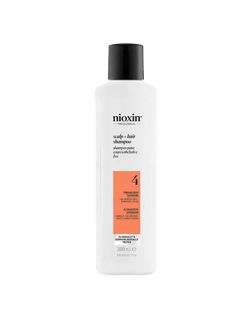 Shampoo Nioxin System 4 Cleanser Cabelos Coloridos Afinamento 300ml