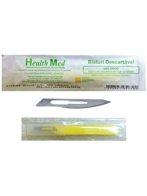 Bisturi Descartável Health Med - N°23 - unidade