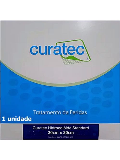 Curativo Hidrocoloide Standard 20x20cm Estéril Curatec 1 unidade