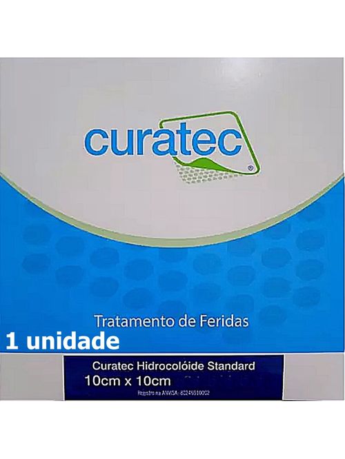 Curativo Hidrocoloide Standard 10x10cm Estéril Curatec 1 Unidade