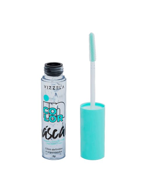 Máscara para Cílios e Sobrancelhas Incolor 5g Vizzela