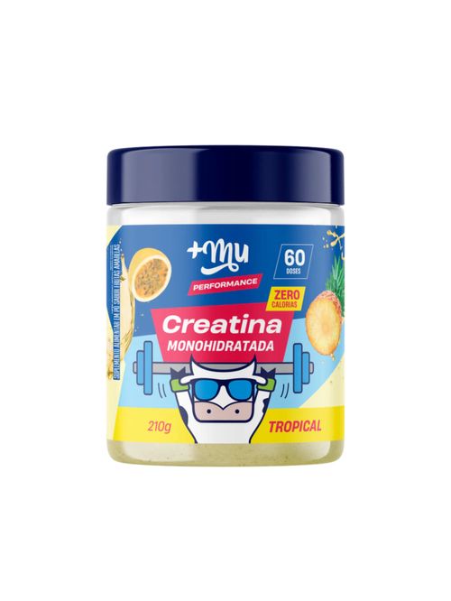 Creatina Monohidratada Tropical 210g Performance Mais Mu