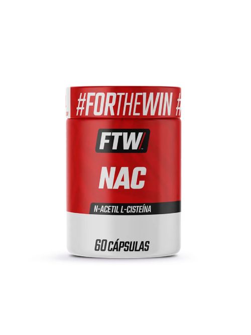 NAC N-Acetil L-Cisteína 600mg 60 Cápsulas Vegetais FTW