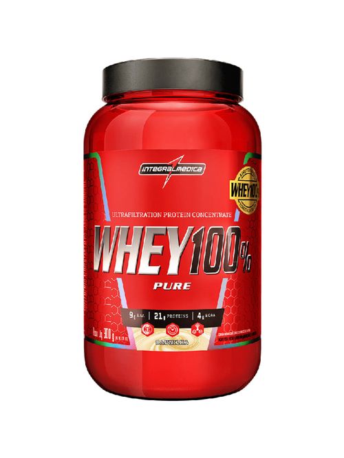 Whey 100% Pure Baunilha 900g Integralmedica