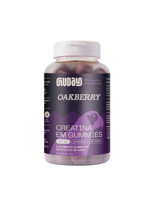 Creatina em Gomas Oakberry Açaí 60 Gomas Guday