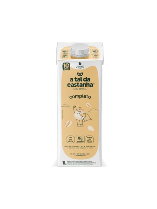 Bebida Vegetal Completo 1L Proteína e Cálcio A Tal da Castanha