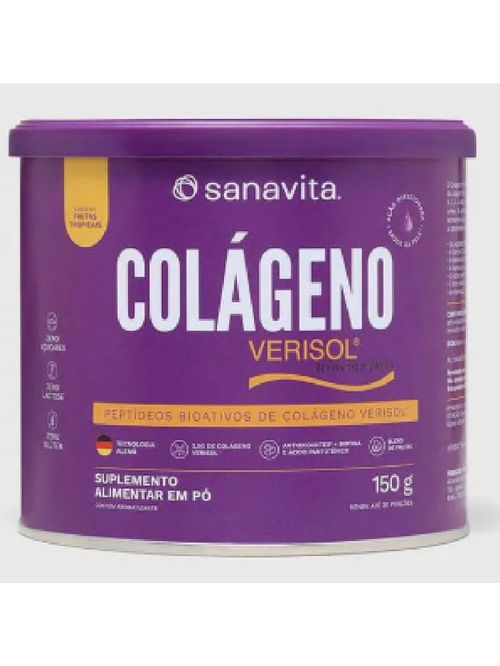Colágeno Frutas Tropicais Sanavita 150g