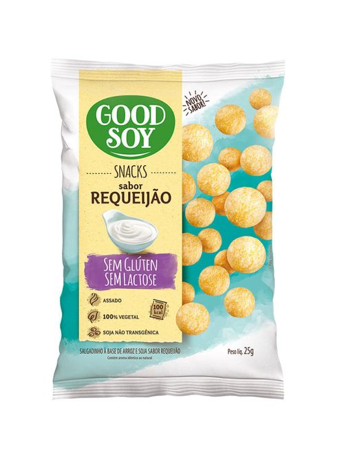 Snack de Soja Requeijão Belive 25g