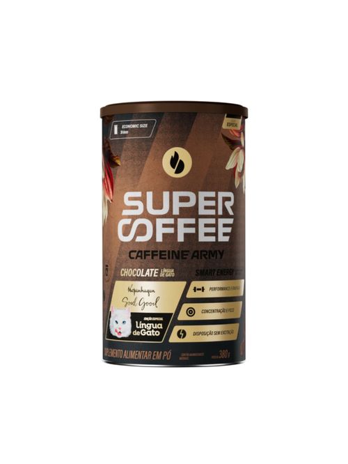 Supercoffee 3.0 Língua de Gato 380g Caffeine Army