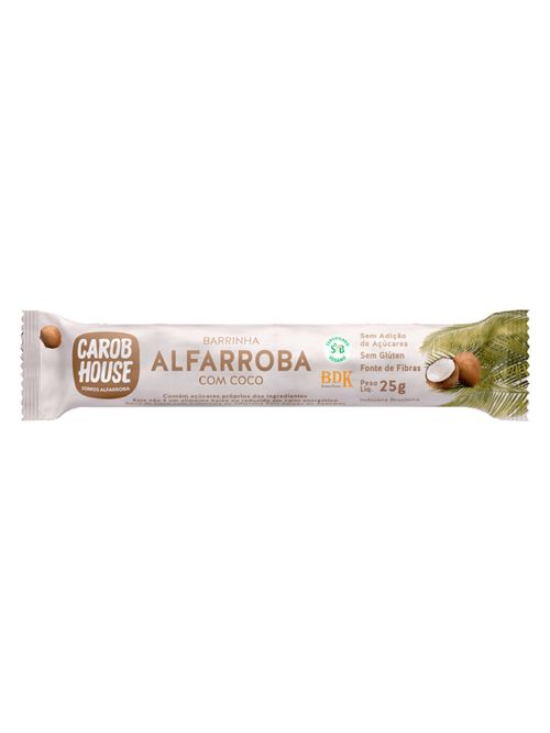 Barra Alfarroba Coco Carob House 25g