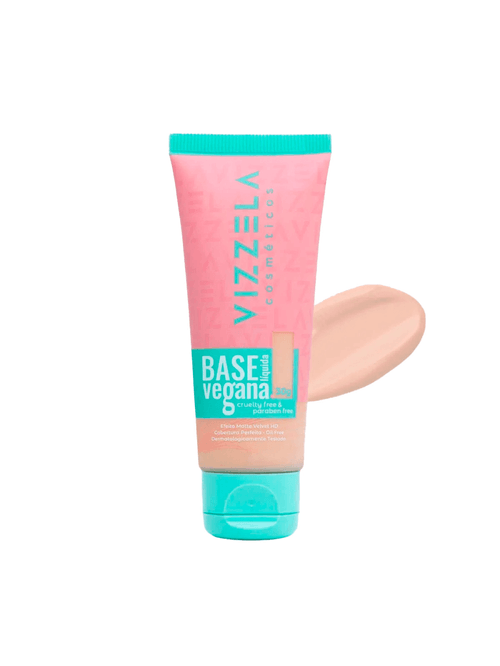 Base Líquida Vegana Matte Velvet HD Cor 04 30g Vizzela