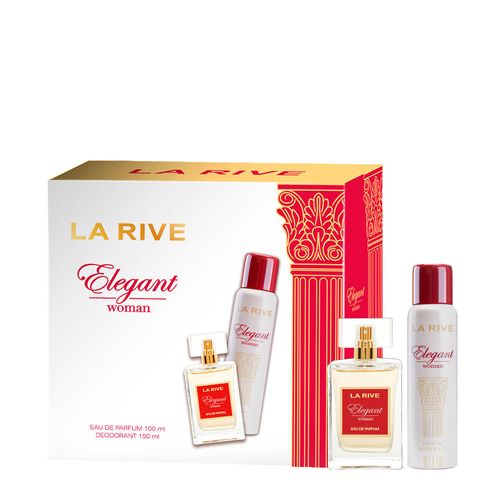 Kit Perfume La Rive Elegant Woman EDP 100ml + Desodorante 150ml Floral Feminino
