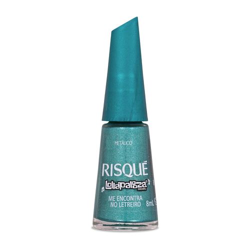 Esmalte Metálico Me Encontra no Letreiro Lollapalooza Brasil Risqué - 8ml