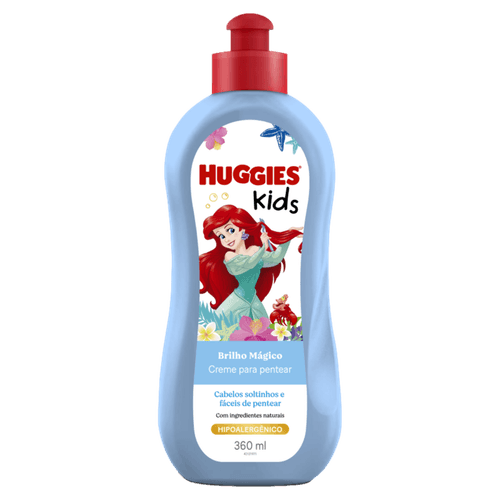 Creme para Pentear Infantil Huggies Kids Brilho Mágico 360ml