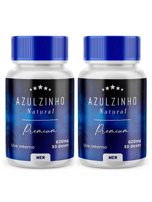 Kit 2 Frascos De Azulzinho Natural - 30 Doses (Cada)